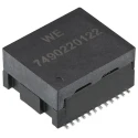 Wurth Elektronik Surface Mount LAN Ethernet Transformer 18.29 mm Length, 14.7 mm Width, 8.8 mm Depth, IEEE 802.3 7490220122