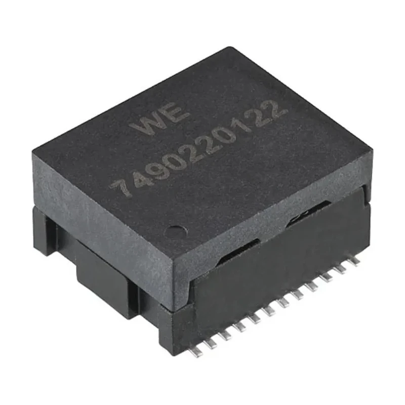 Wurth Elektronik Surface Mount LAN Ethernet Transformer 18.29 mm Length, 14.7 mm Width, 8.8 mm Depth, IEEE 802.3 7490220122