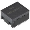 Wurth Elektronik Surface Mount LAN Ethernet Transformer 18.29 mm Length, 14.7 mm Width, 8.8 mm Depth, IEEE 802.3 7490220122