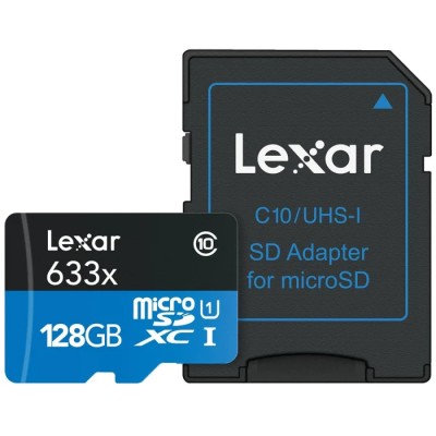 Lexar Industrial Grade MicroSDXC Memory Card 128GB, UHS-I U1, Class 10 LSDMI128BBEU633A