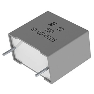 KEMET R60 Film Capacitor, 100nF, ±10% Tolerance, 400V DC, 200V AC, Radial, 15mm Lead Pitch, R60MI3100AA30K