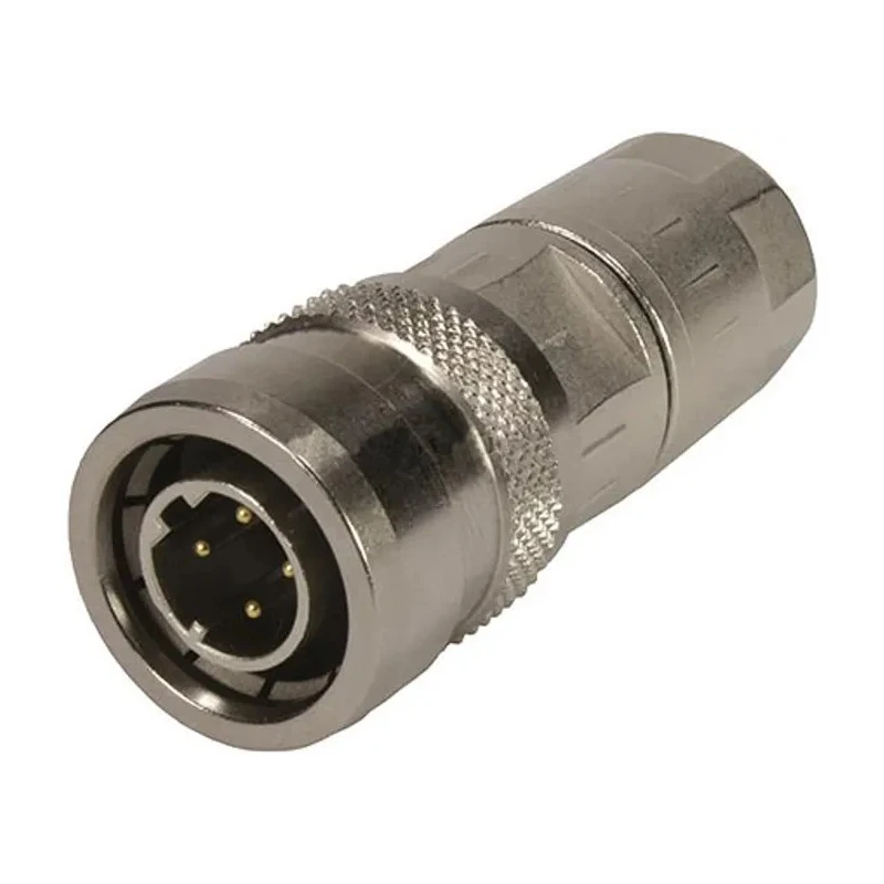 HARTING Circular Connector 4 Contacts Cable Mount Socket Male M12 250V 4A IP54 Crimp Zinc 21038811430
