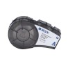 Brady White Polyester Label Tape, Black Print, Laminated, 38.1 mm Width x 19.05 mm Length, Compatible with M21-30-423