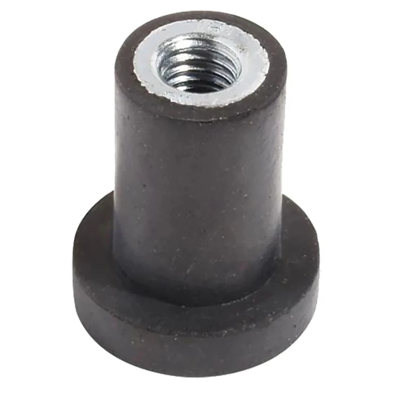 RS PRO Cylindrical M5 Anti-Vibration Mount, 10 kg Compression Load, 10.2 mm OD, 15 mm Height, Natural Rubber 126-3566