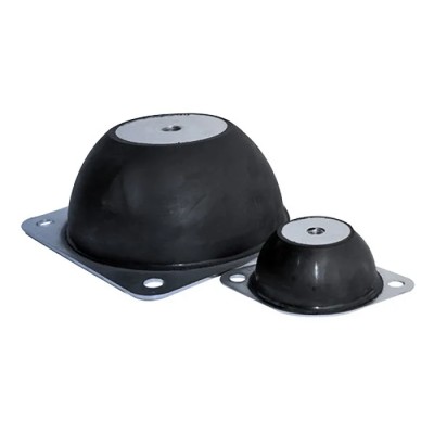 RS PRO Round M10 Anti-Vibration Mount Screw, 140 kg Compression, 136 mm OD, 40 mm Height 126-3580