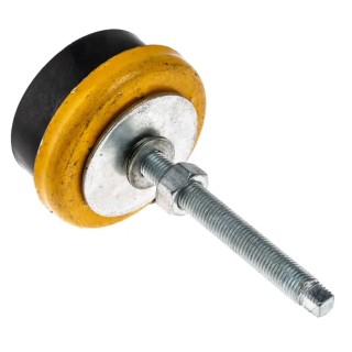 RS PRO M12 Adjustable Foot Mild Steel 600 kg Static Load Capacity 126-3896