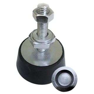 RS PRO Cylindrical M8 Anti-Vibration Mount, 40 kg Compression, 49 mm OD, 20 mm Height, Natural Rubber 126-3902