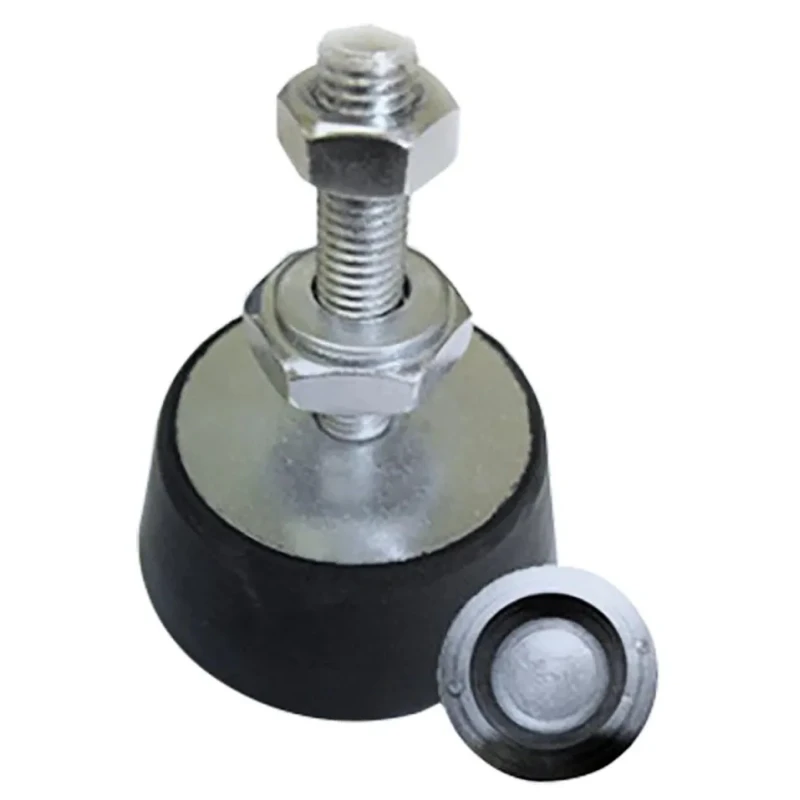 RS PRO Cylindrical M8 Anti-Vibration Mount, 40 kg Compression, 49 mm OD, 20 mm Height, Natural Rubber 126-3902