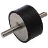 RS PRO Cylindrical M12 Anti-Vibration Mount Male to Male Bobbin 178 kg Compression 75 mm OD 40 mm H 126-3915