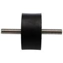 RS PRO Cylindrical M12 Anti-Vibration Mount Male to Male Bobbin 178 kg Compression 75 mm OD 40 mm H 126-3915