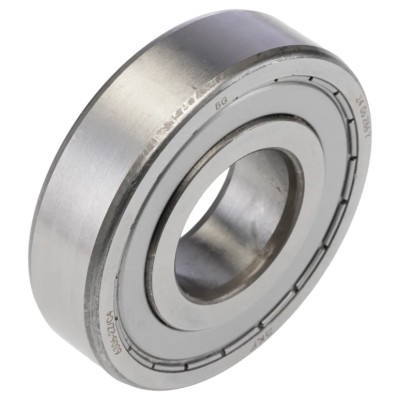 SKF Single Row Deep Groove Ball Bearing, Shielded, 30 mm ID, 72 mm OD, 19 mm Width, C4 Clearance, 11000 rpm, 6306-2Z/C4