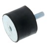 RS PRO Anti-Vibration Mount, Male to Female Bobbin, M4 Thread, 12.7 kg Compression, 16 mm OD, 15 mm Height 126-4290