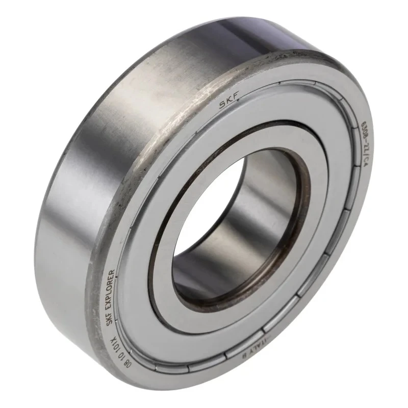 SKF Deep Groove Ball Bearing 6308-2Z/C4, Single Row, Shielded, 40 mm ID, 90 mm OD, C4 Clearance