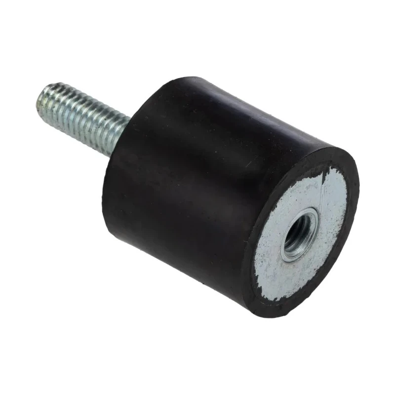 RS PRO Cylindrical M8 Anti-Vibration Mount Male to Female Bobbin, Natural Rubber, 54.56 kg Compression Load, 30 mm 126-4314