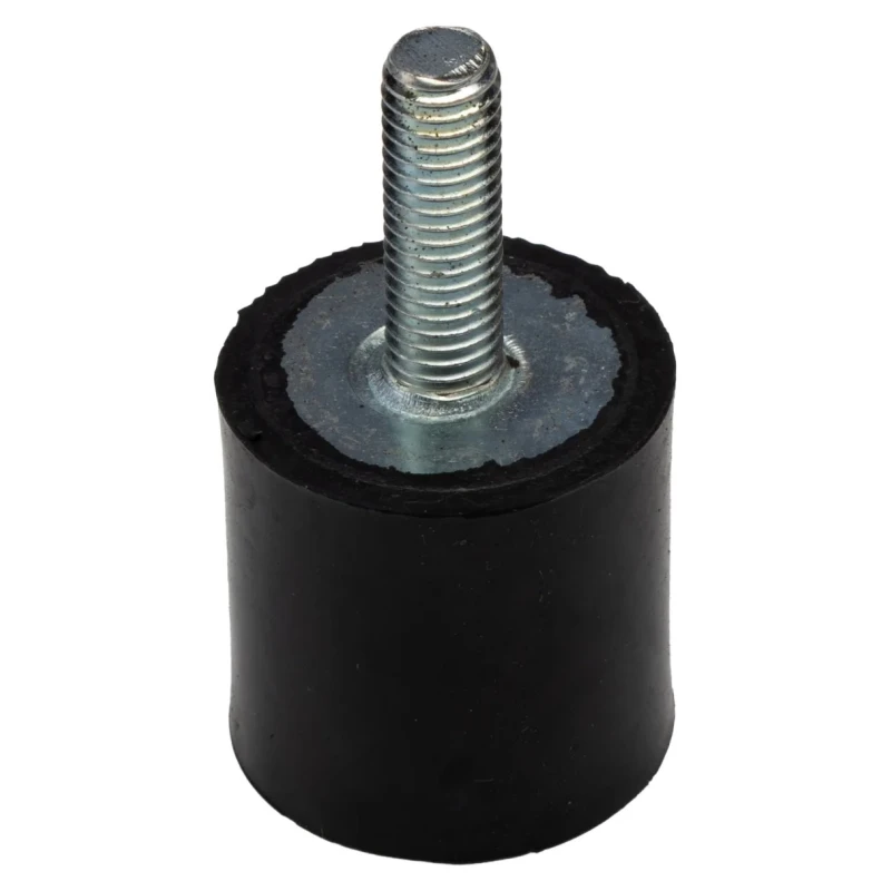 RS PRO Cylindrical M8 Anti-Vibration Mount Male to Female Bobbin, Natural Rubber, 54.56 kg Compression Load, 30 mm 126-4314