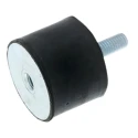 RS PRO M10 Anti-Vibration Mount, Male to Female Bobbin, 154.22 kg Compression Load, Natural Rubber, 50 mm OD, 45 mm 126-4326