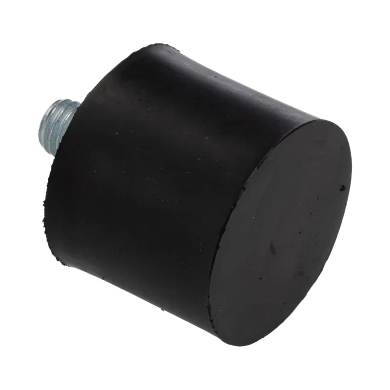 RS PRO Cylindrical M8 Anti-Vibration Mount Male Buffer Foot, 52.6 kg Compression, 30 mm OD, 25 mm Height, Natural 126-4964