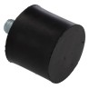 RS PRO Cylindrical M8 Anti-Vibration Mount Male Buffer Foot, 52.6 kg Compression, 30 mm OD, 25 mm Height, Natural 126-4964