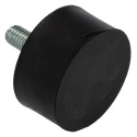 RS PRO Cylindrical Anti-Vibration Mount Male Buffer Foot M8, 80.26 kg Compression, 40 mm OD, 20 mm Height 126-4971