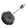 Jumo Dial Thermometer Stainless Steel, IP54, 120°C, 80mm Dial, Threaded Connection 608002/0180-818-847-6-104-26-26-200/000