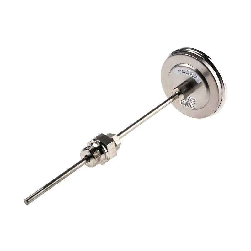 Jumo Dial Thermometer Stainless Steel, IP54, 120°C, 80mm Dial, Threaded Connection 608002/0180-818-847-6-104-26-26-200/000