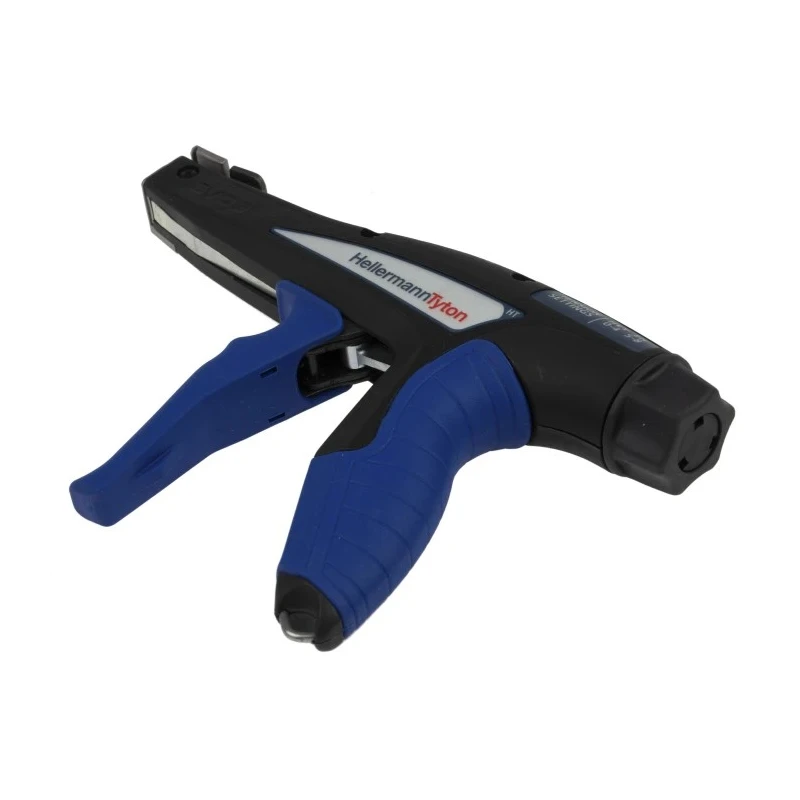 HellermannTyton EVO9 Cable Tie Gun, Ergonomic Plastic Handle, 13 mm Capacity EVO9