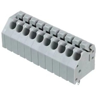 WAGO Lighting Connector PCB Female Solder Pin, 10-Pole, 630V, Series 250 250-210
