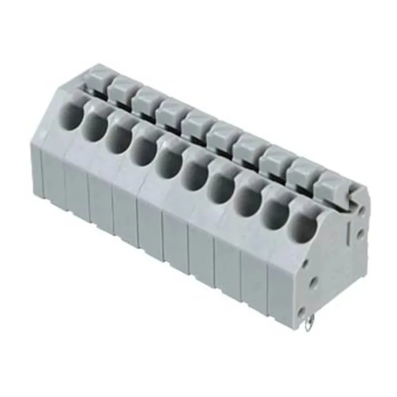 WAGO Lighting Connector PCB Female Solder Pin, 10-Pole, 630V, Series 250 250-210