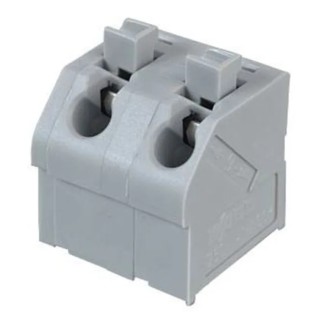 WAGO PCB Female Solder Pin Lighting Connector, 2-Pole, 1kV, Grey, Tin Plated, 7.5mm Pitch 250-602