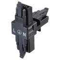 WAGO Winsta Mini BT Distribution Lighting Connector, 3-Pole, 3-Way, Female Crimp, 16A, 250V, Black 890-615
