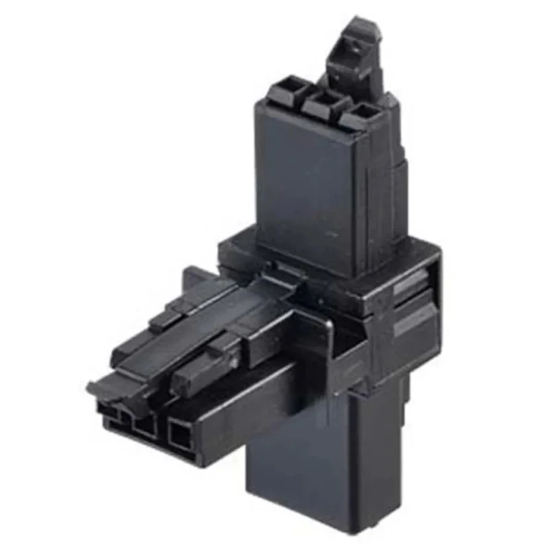 WAGO Winsta Mini BT Distribution Lighting Connector, 3-Pole, 3-Way, Female Crimp, 16A, 250V, Black 890-615