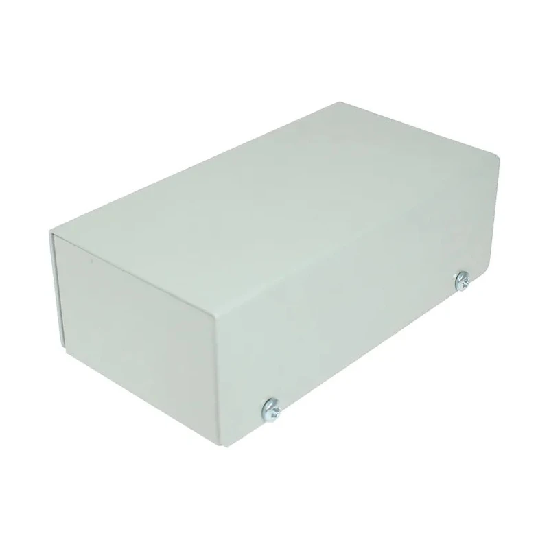 CamdenBoss CUABOX012 Diecast Aluminium Enclosure, Grey Lid, 175 x 125 x 45 mm, Shielded, RoHS Compliant