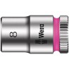 Wera 1/4 Inch Drive 8 mm 6-Point Hex Socket Chrome Vanadium Steel 23.0mm Length 05003507001