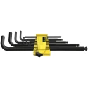 Wera 13 Piece L-Shaped Hex Key Set, Hex Size 0.05 to 3/8 in, BlackLaser Finish, Long Arm 05021728001