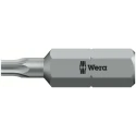 Wera Screwdriver Bit 6.35 mm Tip T9 Torx Hex Drive 25 mm Overall Length 1-Piece 05066499001
