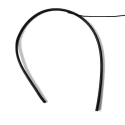 Mueller Electric Silicone Hook Up Wire, Black Jacket, 413 x 0.05 mm Strands, 3.05 m, 600V, WI-M-18-10-0