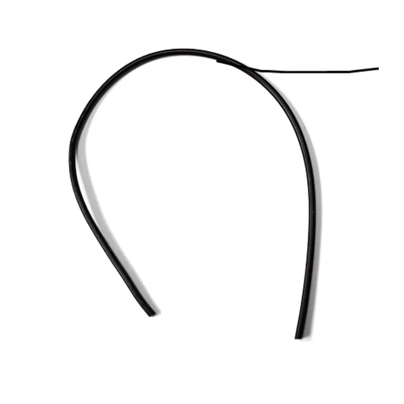 Mueller Electric Silicone Hook Up Wire, Black Jacket, 413 x 0.05 mm Strands, 3.05 m, 600V, WI-M-18-10-0