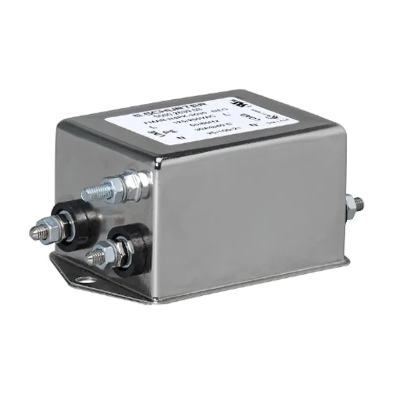 Schurter FMAB NEO Power Line Filter 6A, 250V AC, Flange Mount, Quick Connect, 1-Phase 5500.2652.01