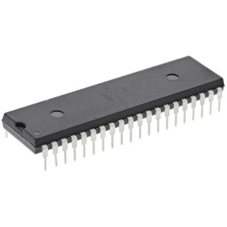 Microchip AT89C55WD 8-bit 8051 Microcontroller, 64 MHz, 20kB FLASH, PDIP, 40-Pin AT89C55WD-24PU
