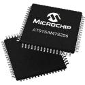Microchip SAM7S Microcontroller AT91SAM7S256D-AU, 32-bit ARM7TDMI, 55 MHz, 256kB FLASH, 64-Pin LQFP