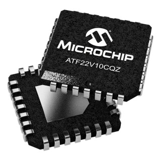 Microchip Simple Programmable Logic Device 350 Gates, 10 Macro Cells, 10 I/O, 50 MHz, PLCC, Surface Mount ATF22V10CQZ