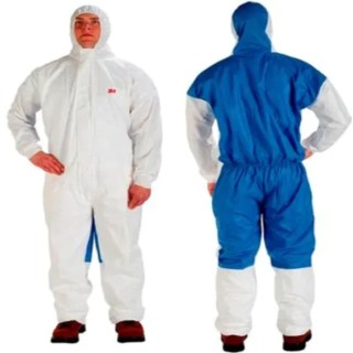 3M Personal Protection Hood, Tear, Water, Abrasion Resistant, Disposable, 3XL, Polypropylene/Polyethylene 7000089640