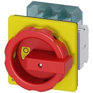 Siemens Switch Disconnector 3-Pole Enclosed, 63A, IP65 Protection, SENTRON Series 3LD2504-1TP53