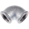 Georg Fischer Galvanised Malleable Iron 90° Elbow, Female G 3/4 in to Female BSPP 3/4 in, 25 bar, 770090205