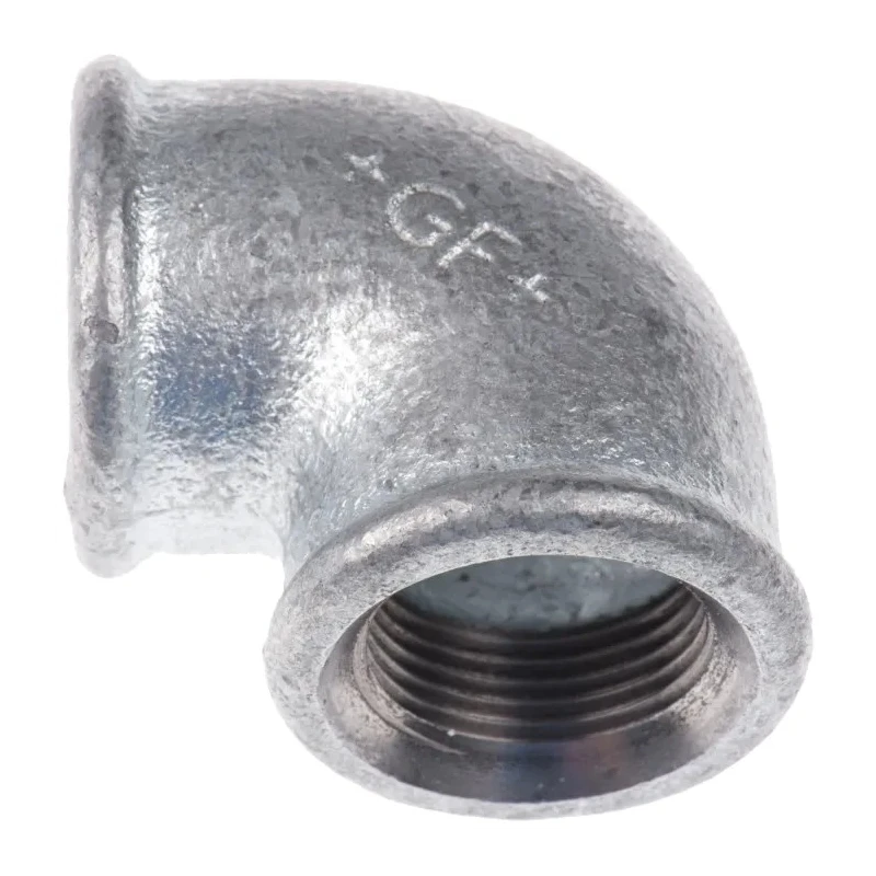 Georg Fischer Galvanised Malleable Iron 90° Elbow, Female G 3/4 in to Female BSPP 3/4 in, 25 bar, 770090205