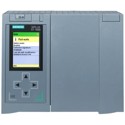 Siemens SIPLUS S7-1500 Series PLC CPU, 20 Inputs, 20 Outputs, 24V DC, 4.5MB Program Capacity, Ethernet 6AG1518-4FP00-4AB0