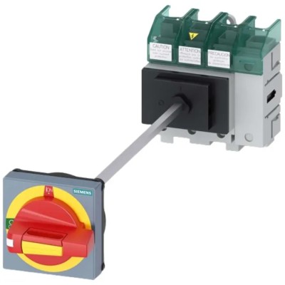 Siemens Switch Disconnector 4-Pole 63A Enclosed, Class J, IP65 Rated, Model 3LD5210-0TL13