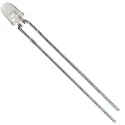 Lite-On Yellow LED Radial Through Hole, 2.1V, 80mA, LTL-4256N