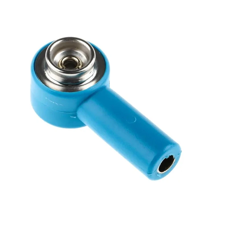 RS PRO ESD Adapter 10 mm Stud to 4 mm Banana Socket, Blue 129-4947