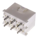TE Connectivity Universal MATE-N-LOK Series PCB Header, Straight, Through Hole, 6 Contacts, 6.35 mm Pitch, 3 Rows 350711-1